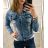 Bunda riflová jeans dámska (s-2xl) Gourde MA119GD1008-K