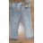 Rifle jeans nohavice 3/4 dámske (xs-xl) Place de jour MA1191710