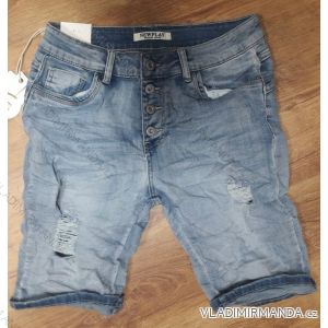 Rifle jeans nohavice 3/4 dámske (34-44) New Play MA119F3013