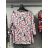 Tričko krátky rukáv dámske nadrozmerné kvety (L-4XL) Gosia POĽSKÁ MODA PM119121
