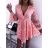 Šaty krajkové krátke dámske (uni s / m) Talianska MODA IM919368