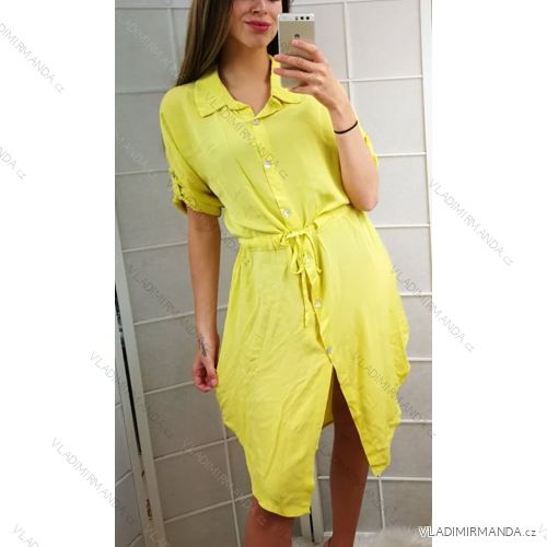 Šaty letné košeľové dámske (uni s / m) TALIANSKA MODA IM719174