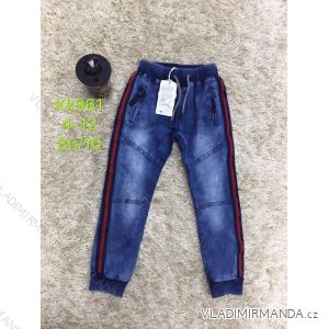 Rifle jeans slabé jarné detské dorast chlapčenské (4-12 LET) SAD SAD19KK961-1