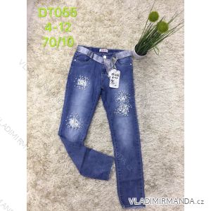 Rifle jeans slabé jarné detské dorast dievčenské (4-12 LET) SAD SAD19DT055