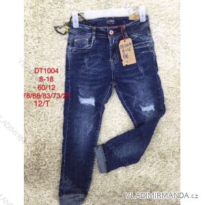 Rifle jeans dorast chlapčenské s pásikom (8-18 rokov) SAD SAD19DT1004