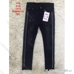 Rifle jeans slabé dorast dievčenské (6-16 rokov) SAD SAD19X70