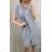 Šaty letné košeľové dámske prúžok (uni s / m) TALIANSKA MODA IM719305