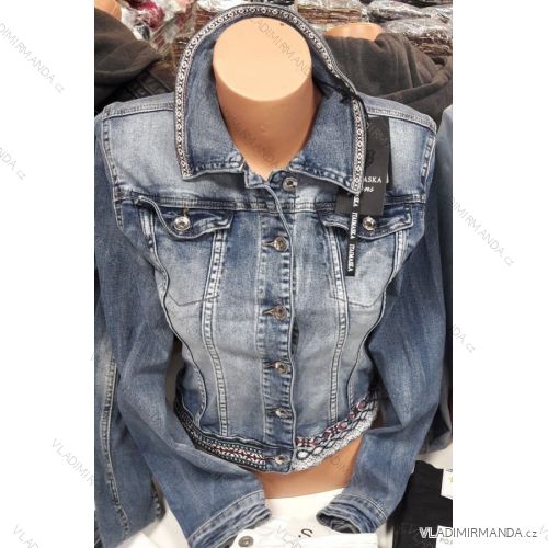 Bunda riflová jeans dámska (s-2xl) Ytaimaska MA119CY-136