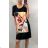 Šaty letné krátky rukáv dámske oversize (uni m / l) Taliansko MÓDA IM819017