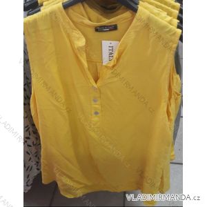 Tričko tunika bez rukávov dámska (uni xl-3XL) TALIANSKÁ MÓDA IM719685