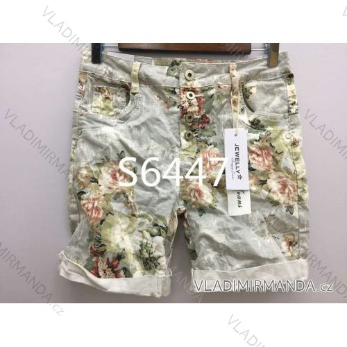 Kraťasy šortky jeans dámske (XS-XL) LEXXURY LEX19S6447
