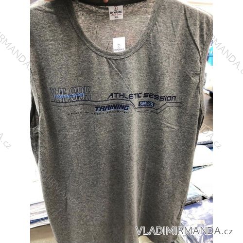 Tričko bez rukávov pánske nadrozmerné (3XL-6XL) DYNAMIC OBS19018
