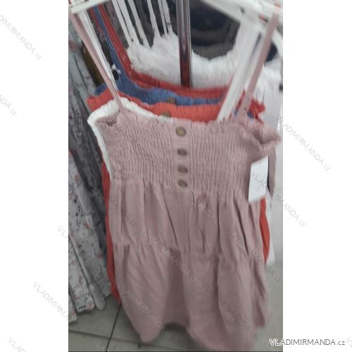 Šaty na ramienka krátke letné dámske (uni sl) TALIANSKÁ MÓDA IM719690