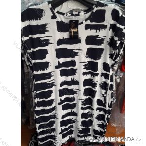 Šaty letné krátky rukáv dámske (L-XXXL) POĽSKÁ moda PM519044
