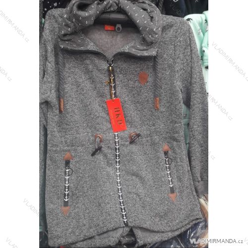 Mikina na zips s kapucňou dámska (M-2XL) HKD HKD19HKD-165
