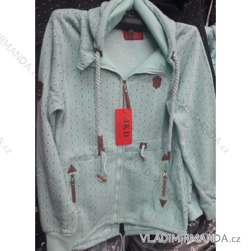 Mikina na zips s kapucňou dámska (M-3XL) HKD HKD19HKD-164-1
