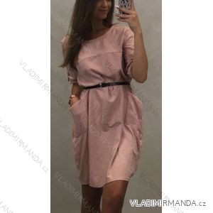 Šaty 3/4 dlhý rukáv dámske (uni s / m) TALIANSKÁ MÓDA IM719407