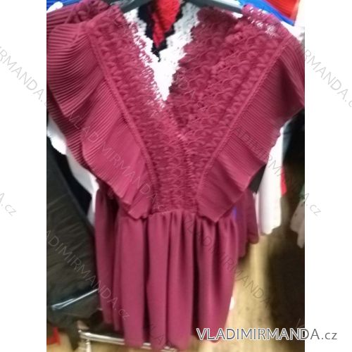 Šaty bez rukávov krátke elegantné dámske (uni s / l) TALIANSKÁ MÓDA IM919861
