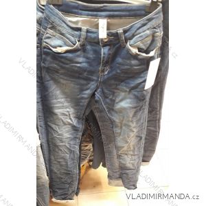 Nohavice rifle dámske (s-xl) DENIM TALIANSKÁ MÓDA IM519508
