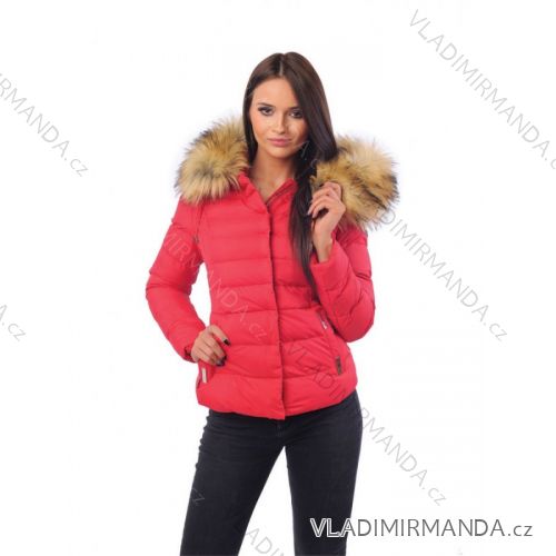 Bunda zimná s kožušinkou dámska prešívaná (sl) MFASHION MF19M-01
