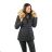 Bunda zimná s kožušinkou dámska prešívaná (SML-xl) MFASHION MF19M-211A