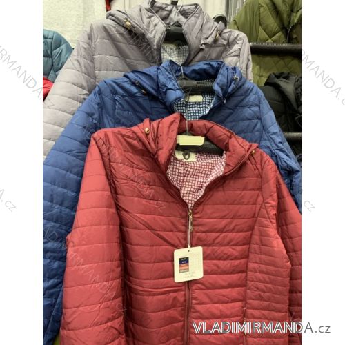 Bunda jesenná dámska nadrozmerná (M-3XL) POĽSKÁ MÓDA PM119250
