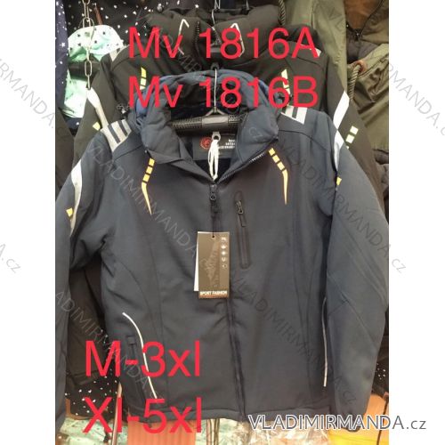 Bunda softshellová zimná pánska nadrozmerná (XL-5XL) Vint VIN19MV1816B
