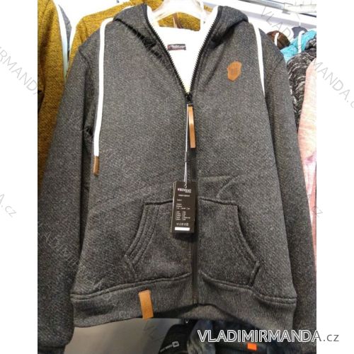 Mikina zateplená kožúškom na zips dámská (L-3XL) Benham BEN19002