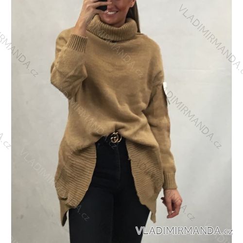 Sveter rolák dlhý rukáv dámsky (uni sl) Talianska MODA IM91950850