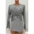 Tričko teplé dlhý rukáv dámske nadrozmerné (l-3XL) ERBOSSI PM119K9786

