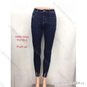 Rifle jeans push up dlhé dámske (25-31) HELLO MISS MA519YH700-2