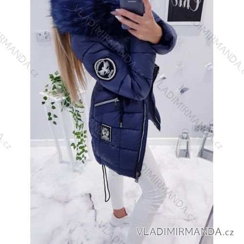 Bunda dlhá kabát zimná dámska (s-xl) GAROFF polski MODA PM219050
