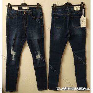 Rifle jeans vysoké do pásu dlhé dámske (36-42) HELLO MISS MA519H858-1
