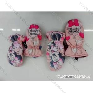 Rukavice palčiaky lyžiarske detské dievčenské minnie mouse (3-6let) SETINO MIN-A-GLOVES-115