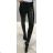 Legíny koženkové zateplené dlhé dámske (S/M, M/L, XL/2XL) TURECKÁ MODA TM9222048