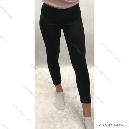 Legíny úzke teplé thermo dámske bambus (m-4XL) WD NFH-001 XXXXL