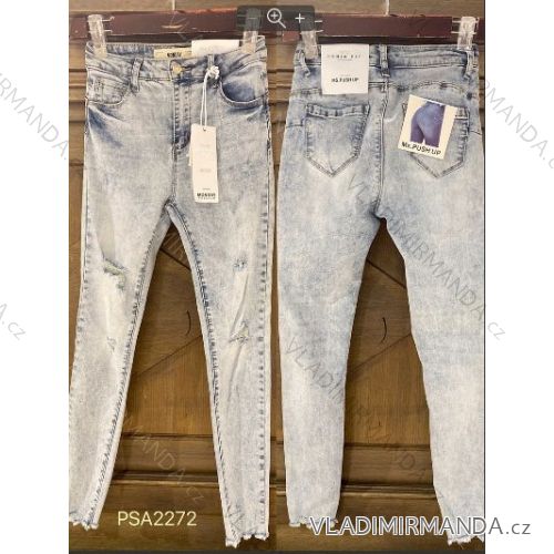 Rifle jeans push-up dlhé dámske (26-36) MA519PSA2272