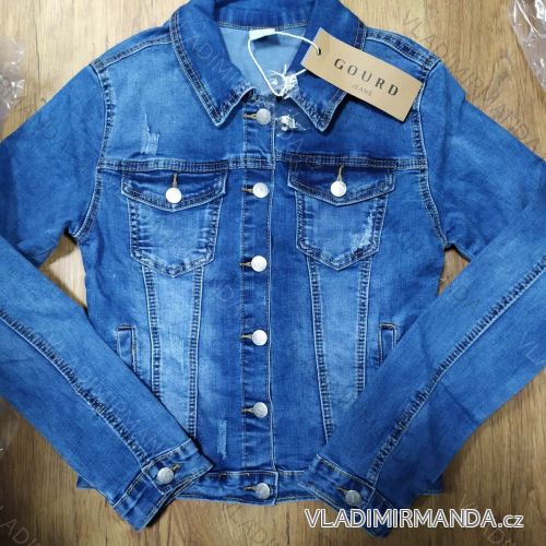 Bunda riflová jeans dámska (s-2xl) Gourde MA119GD6127-K
