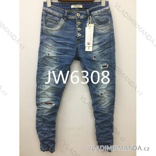 Rifle jeans dlhé dámske (XS-XL) Jewell LEXXURY LEX20JW6308