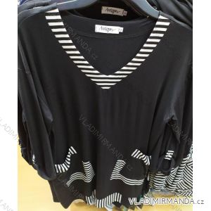 Tunika tričko 3/4 rukáv dámska nadrozmerná (l-4XL) POĽSKÁ MÓDA ANTOMY PM620005
