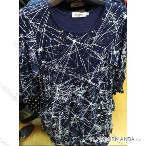 Tunika tričko 3/4 rukáv dámska nadrozmerná (l-4XL) POĽSKÁ MÓDA ANTOMY PM620007
