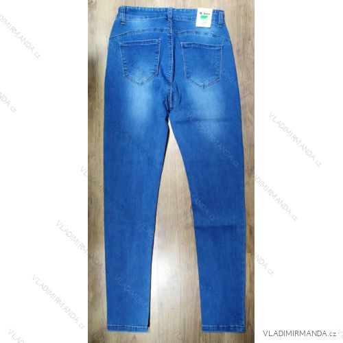 Rifle jeans dlhé push-up dámske nadrozmerné (30-38) M.SARA MA120MS955