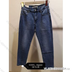 Rifle jeans dlhé dámske nadrozmerné (38-48) Jewell LEXXURY LEX20G2553
