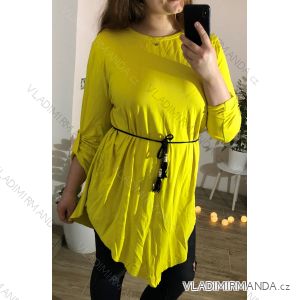 Šaty volnošasové letné dámske nadrozmerné (UNI XL-2XL) TALIANSKÁ MÓDA IM620031
