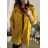 Mikina bavlněná dlouhý rukáv dámská nadrozměr oversize(uni xl-2xl) ITALSKÁ MÓDA IMB22170