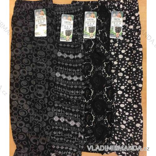 Nohavice ALADINKY harémky 3/4 krátke dámske nadrozmerné (l-5XL) AMZF YB2751
