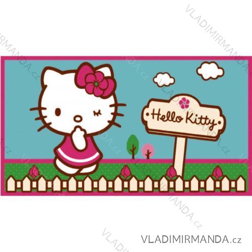 Osuška plážová hello kitty detská (70x140cm) TKL HK 9010