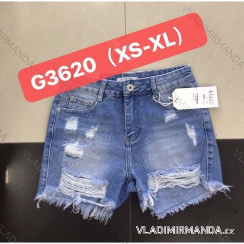 KRAŤASY ŠORTKY riflové DÁMSKE (XS-XL) M.SARA MSR20G3620