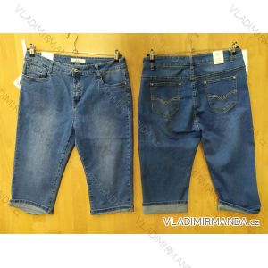 Rifle nohavice 3/4 dámske (36-46) SMILING JEANS SMI20Y024