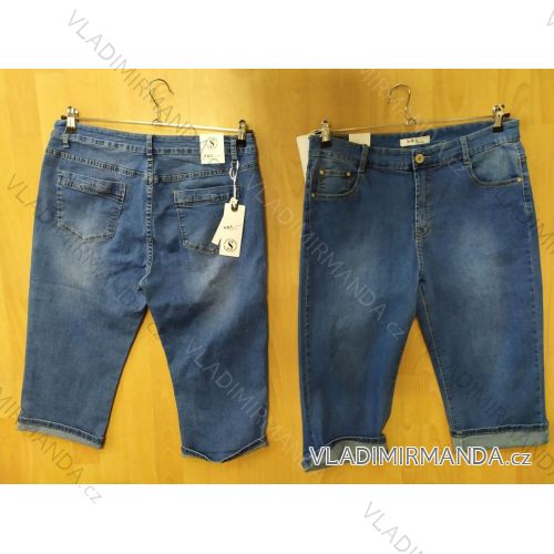 Rifle nohavice 3/4 dámske (40-52) SMILING JEANS SMI20W867